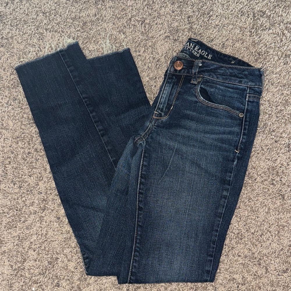 American Eagle Outfitters Dark Blue skinny stretch Jeans